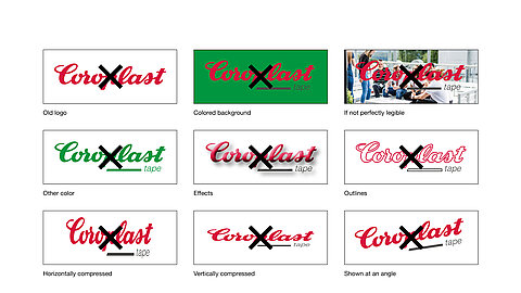 Prohibited logo examples